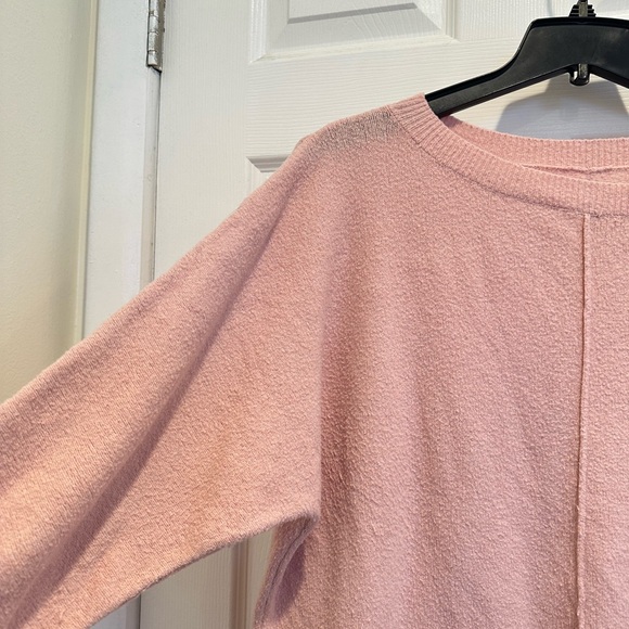 LOFT Boatneck Pink Sweater - Picture 6 of 6